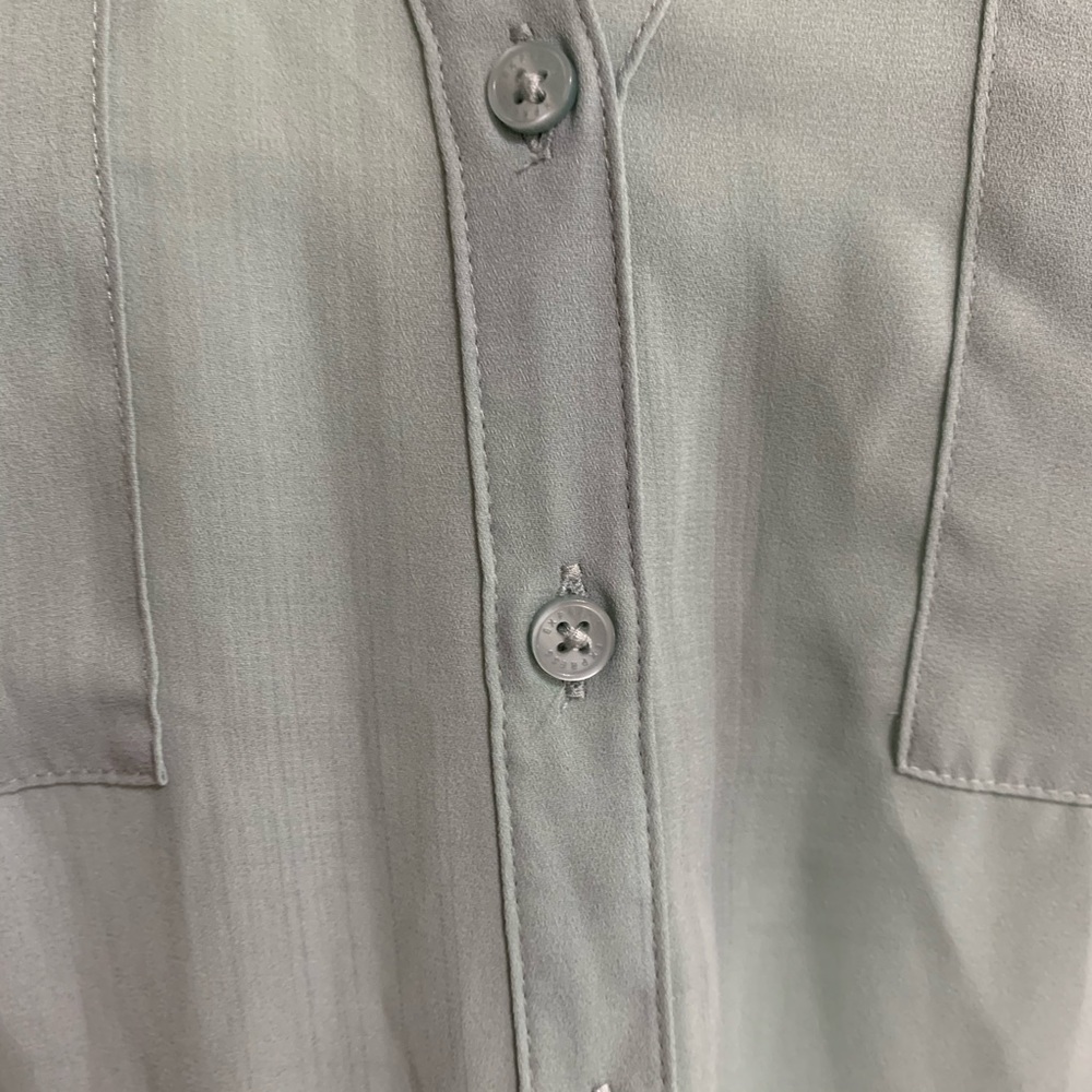 Express | Green Mint Button Down Top - image 7